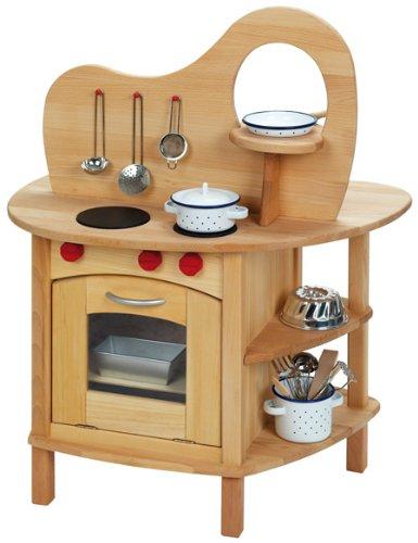 Beidseitig bespielbare Holz-Spielküche