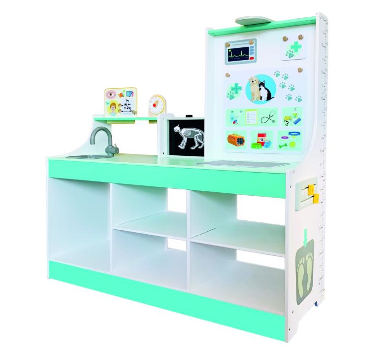 Doctor Station 3 in 1 - Kinderarzt, Tierarzt oder Optiker - 10 Spielthemen. KiTa-Spielewelt