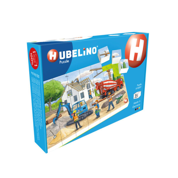 Puzzle auf der Baustelle - Puzzle mit Klemmbausteinen. KiTa-Spielewelt
