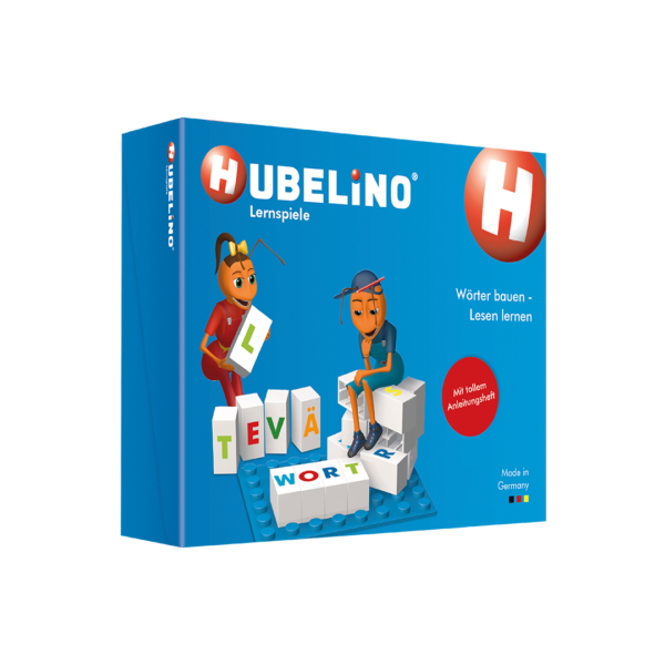 Wörter bauen - Lesen lernen, 115 Bausteine und 5 Grundplatten. KiTa-Spielewelt