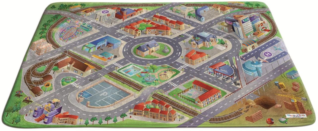 Spielteppich Soft Stadt