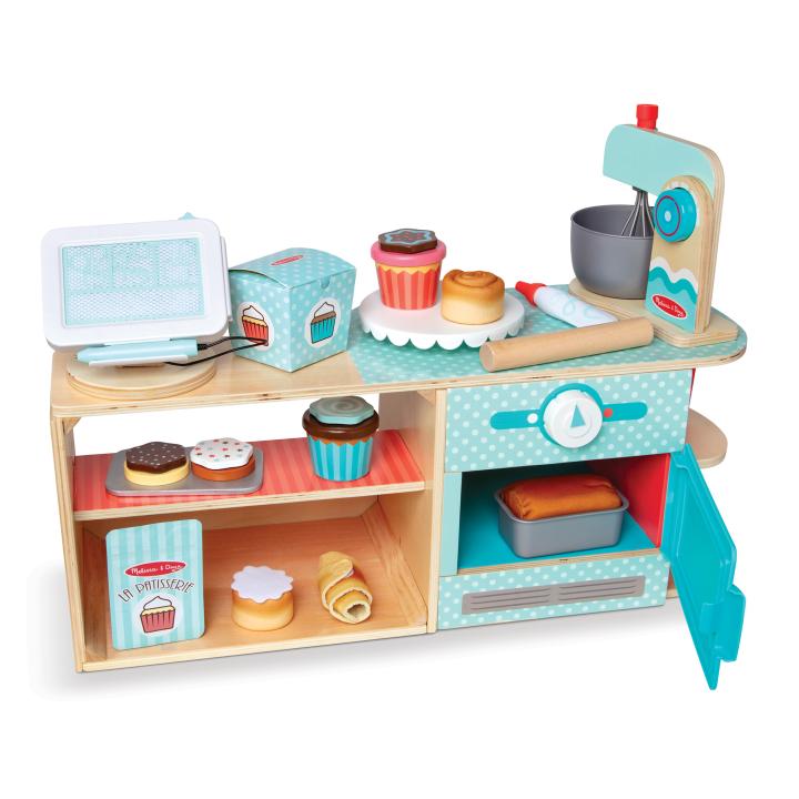 B-ckerei-2 Melissa & Doug La Patisserie Bäckerei - Spielküche / Kaufladen auf drei Ebenen. KiTa-Spielewelt