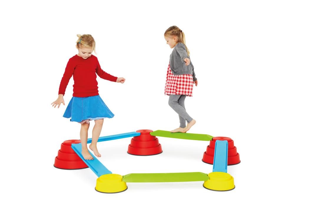 Build'n'Balance "Rundbalken", 3-er Set