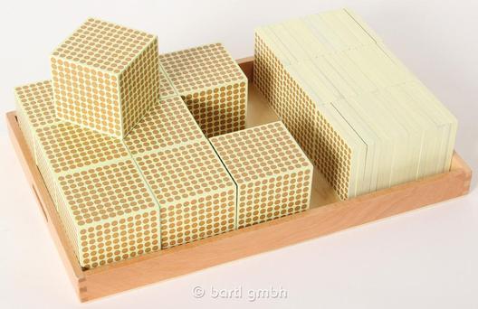 Goldenes Perlenmaterial - Komplettsatz 