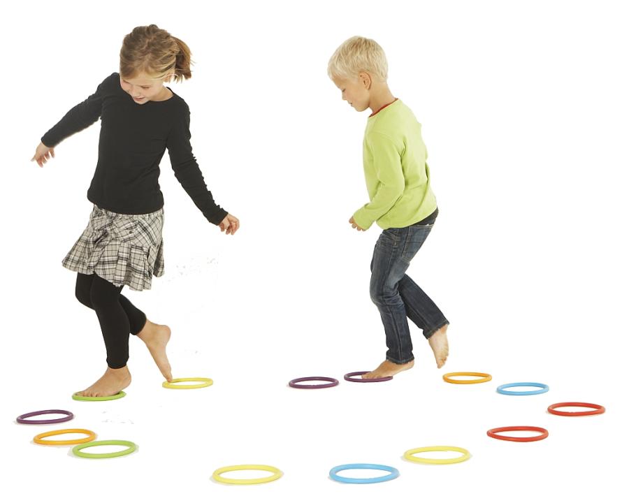 tempactivitirings3mvnqdS0gRRd7V Activitätsringe - Activity Rings - Kinder balancieren von Ring zu Ring. KiTa-Spielewelt
