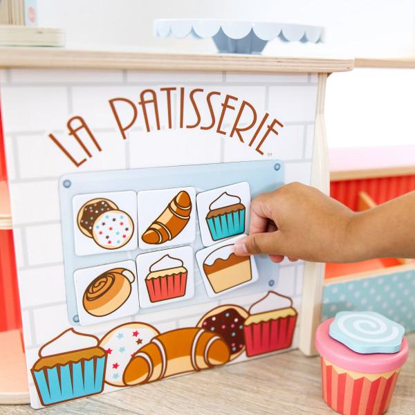 B-ckerei-8 Melissa & Doug La Patisserie Bäckerei - Gebäck-Magnetkarten für die Verkaufsausstellung. KiTa-Spielewelt