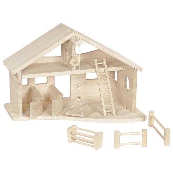 Bauernhof - Stall mit Seilwinde