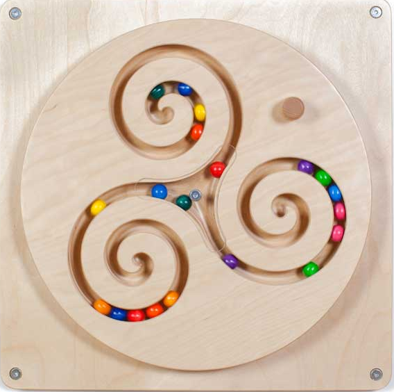 Wandspiel Kugelwirbel